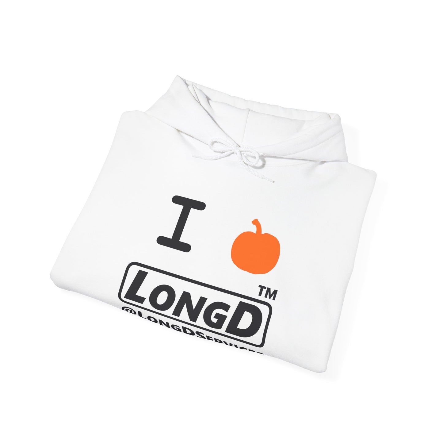 I Pumpkin LongD® Logo Hoodie black basic tag logo