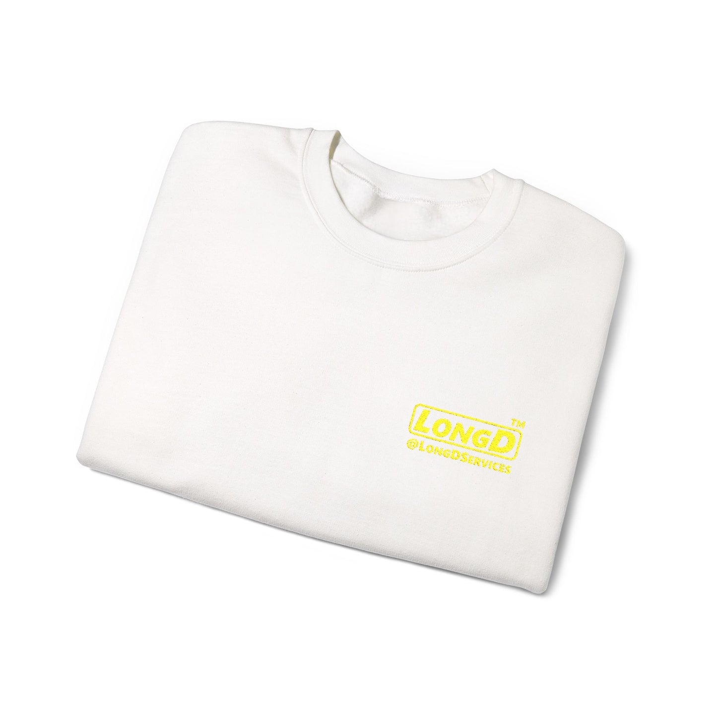 Embroidered Unisex Heavy Blend™ Crewneck Sweatshirt alternate (reverse) basic logo