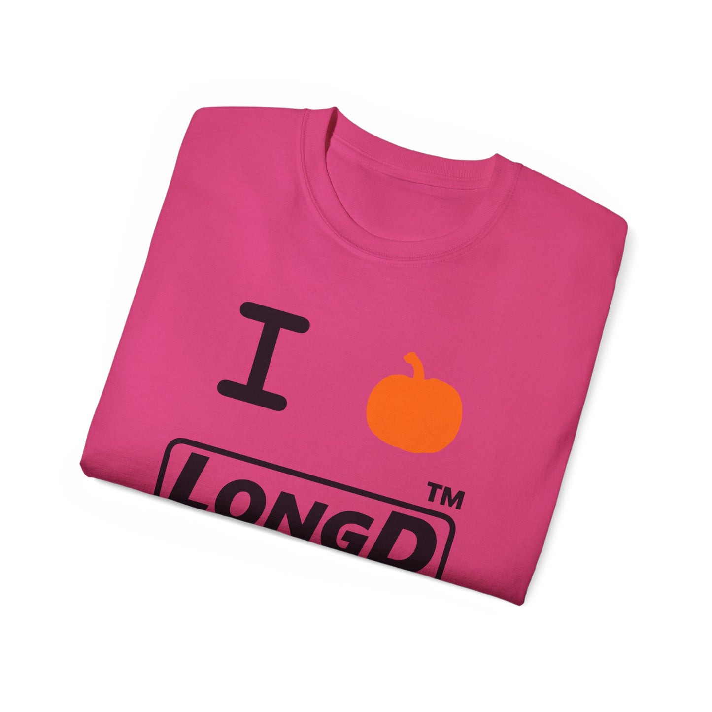 I Pumpkin LongD® Logo Cotton Tee positive black basic Hyde Park logo