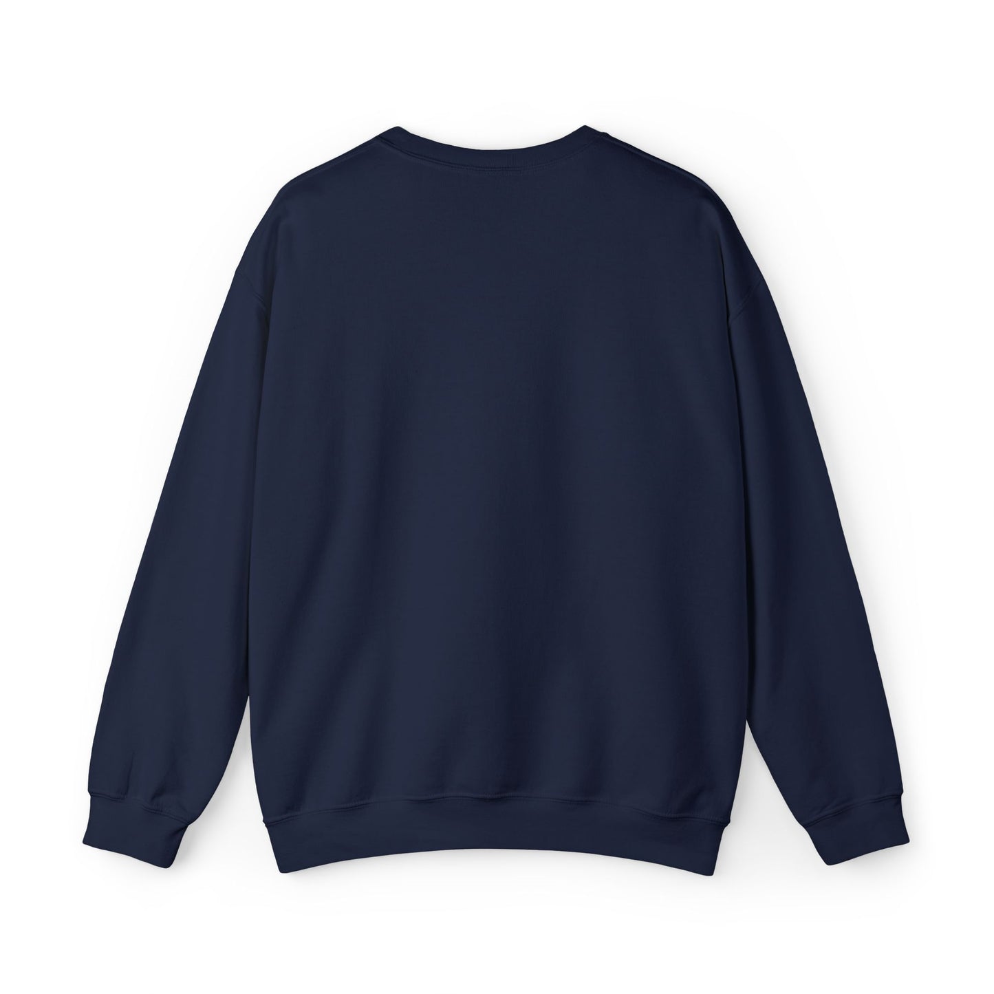 Embroidered Unisex Heavy Blend™ Crewneck Sweatshirt reverse logo upright