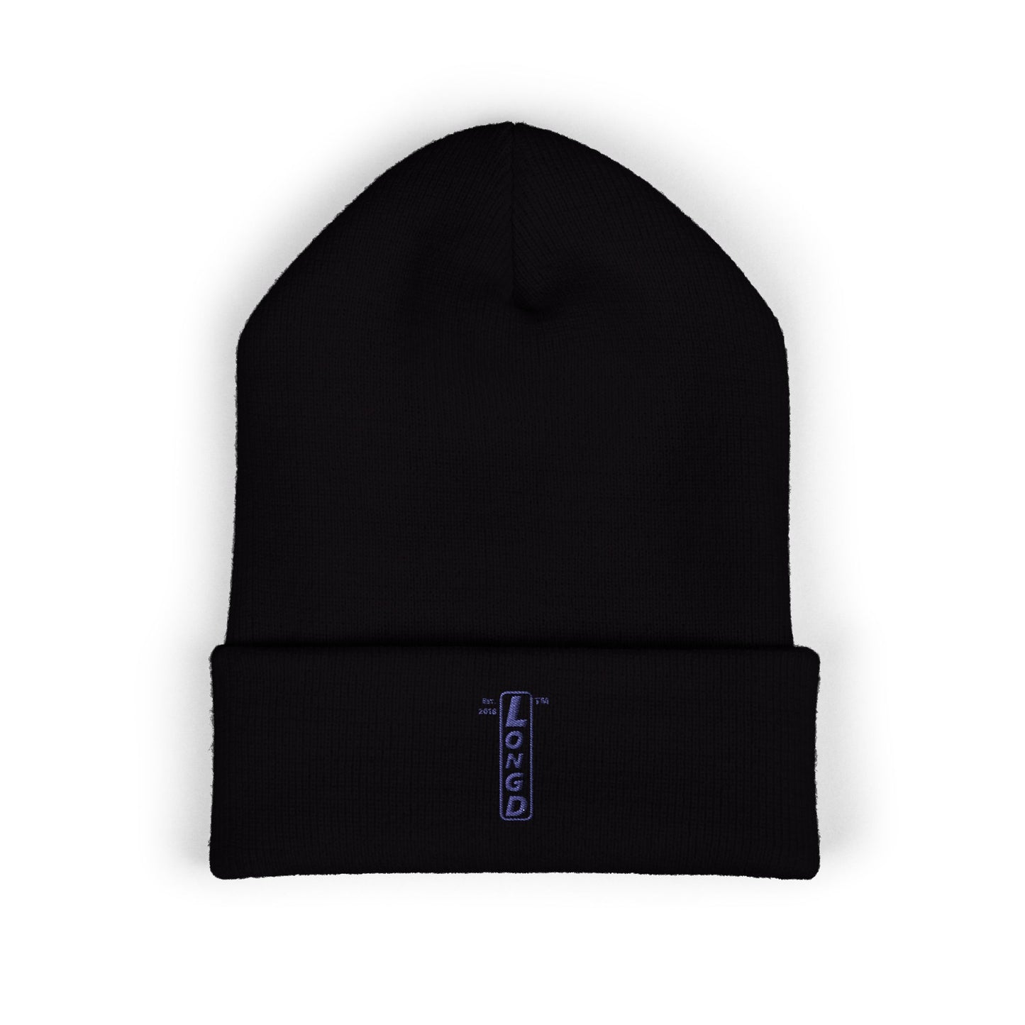 Embroidered Classic Cuffed Beanie basic official logo upright