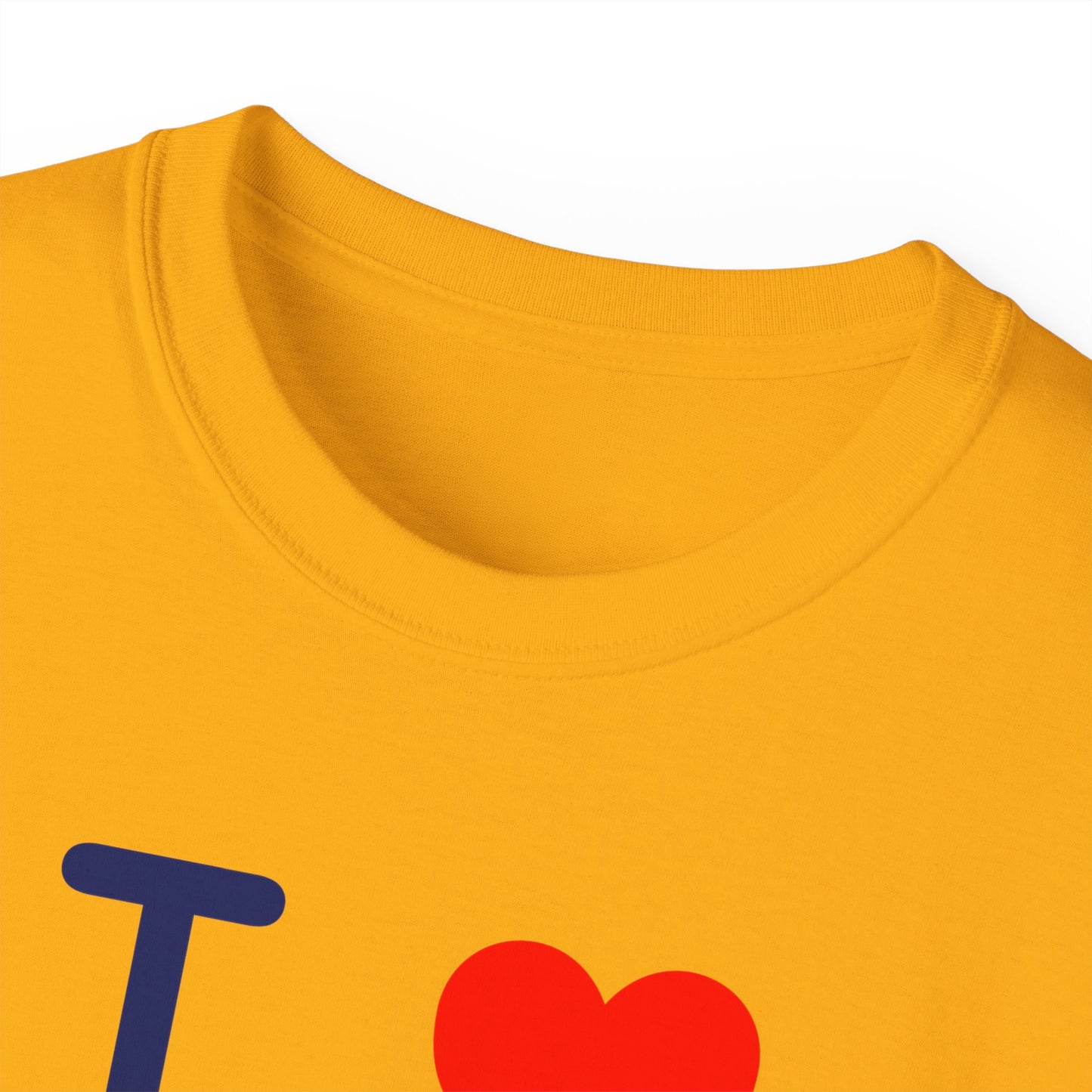 I Luv LongD Tag-domain positive official basic logo cotton tee