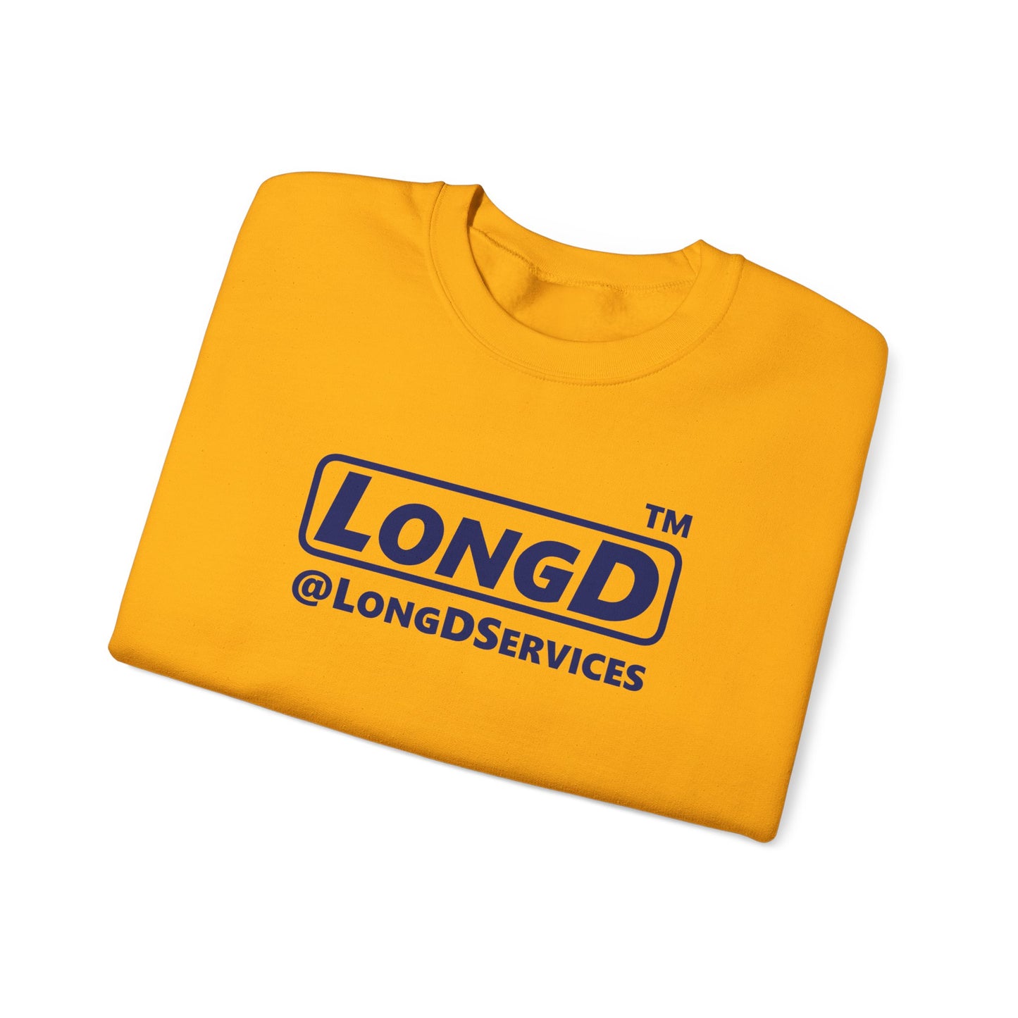 LongD official 4-print Tag logo crewneck sweatshirt