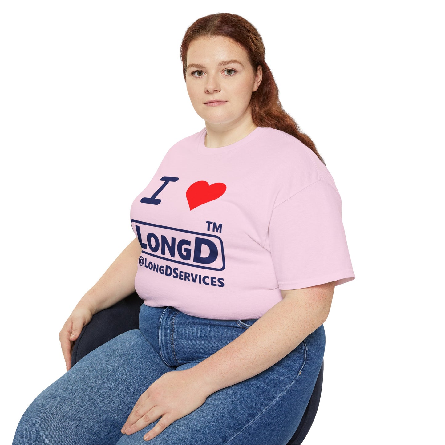 I Luv LongD® Logo Cotton Tee positive official basic logo