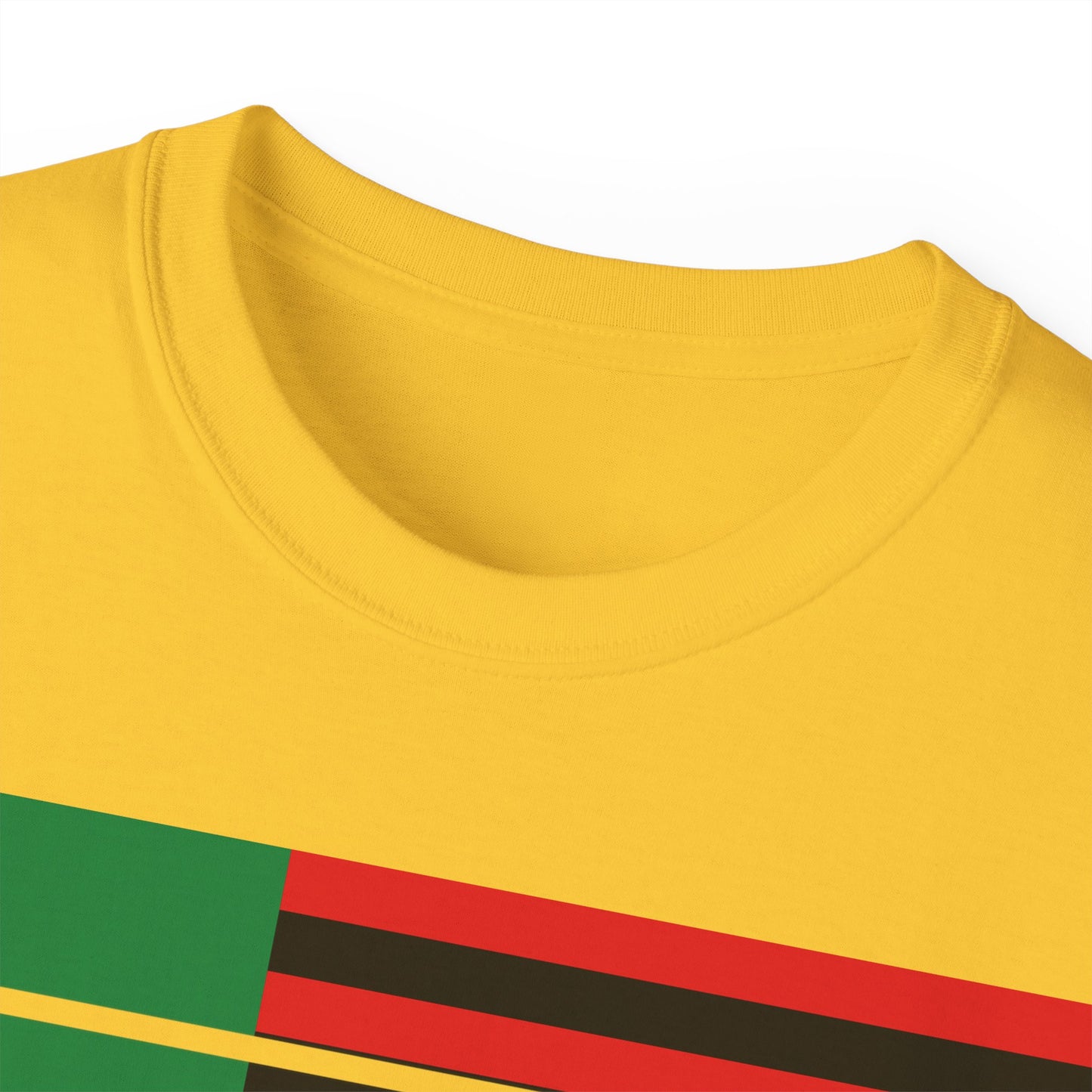 LongD® Logo Cotton Tee Juneteenth negative flag