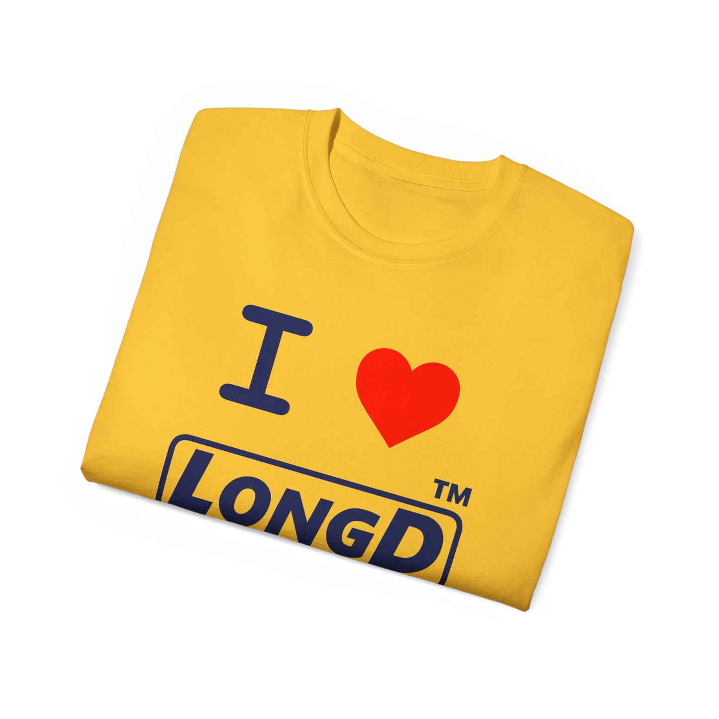 I Luv LongD® Logo Cotton Tee positive official basic Chicago logo