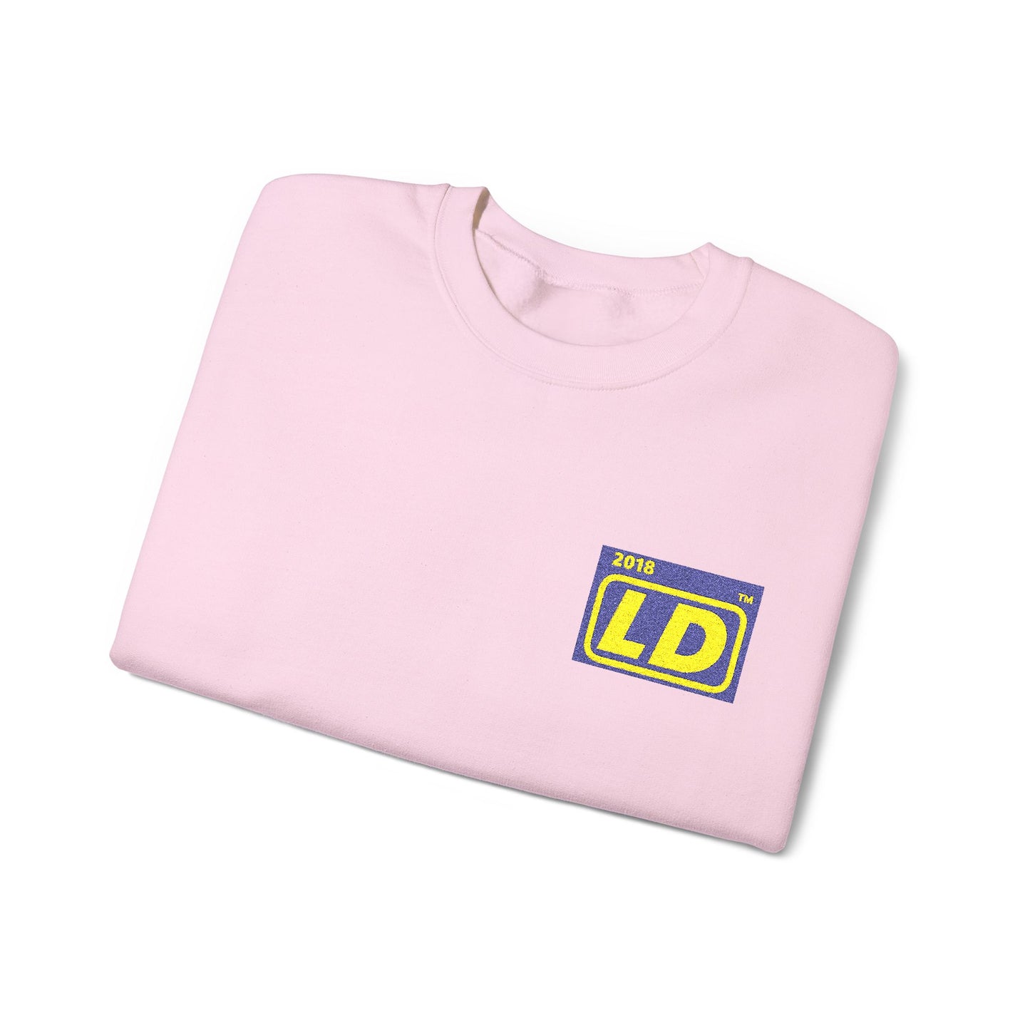 Embroidered Unisex Heavy Blend™ Crewneck Sweatshirt reverse logo initials