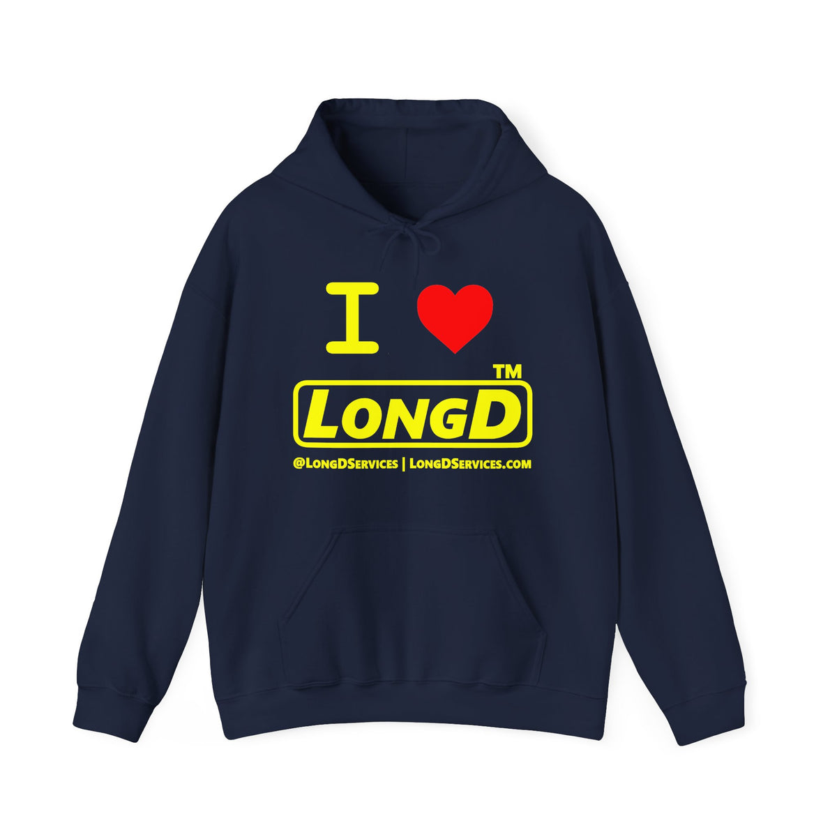 I Luv LongD Tag-domain positive alternate basic logo hoodie