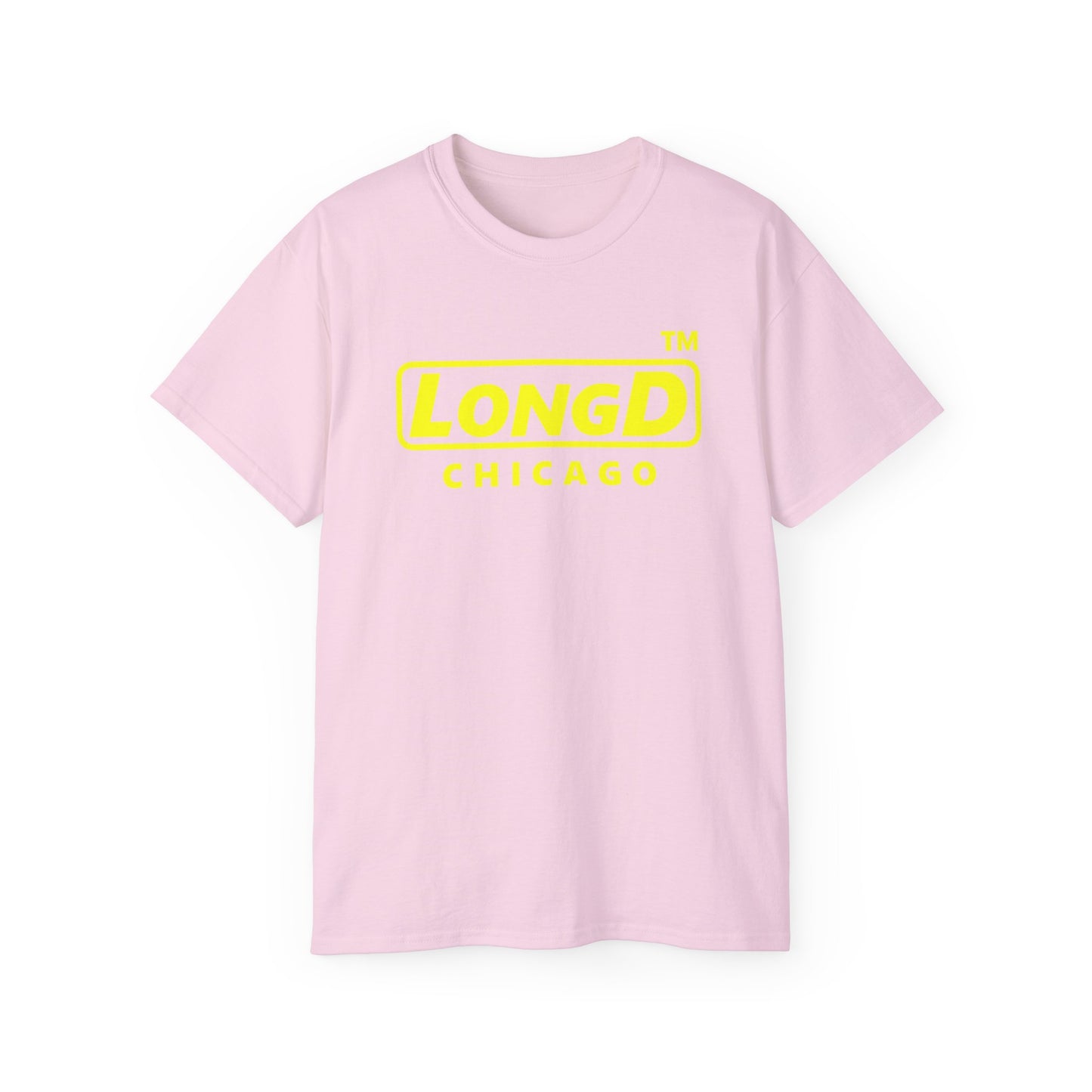 LongD® Logo Cotton Tee positive reverse basic Chicago logo