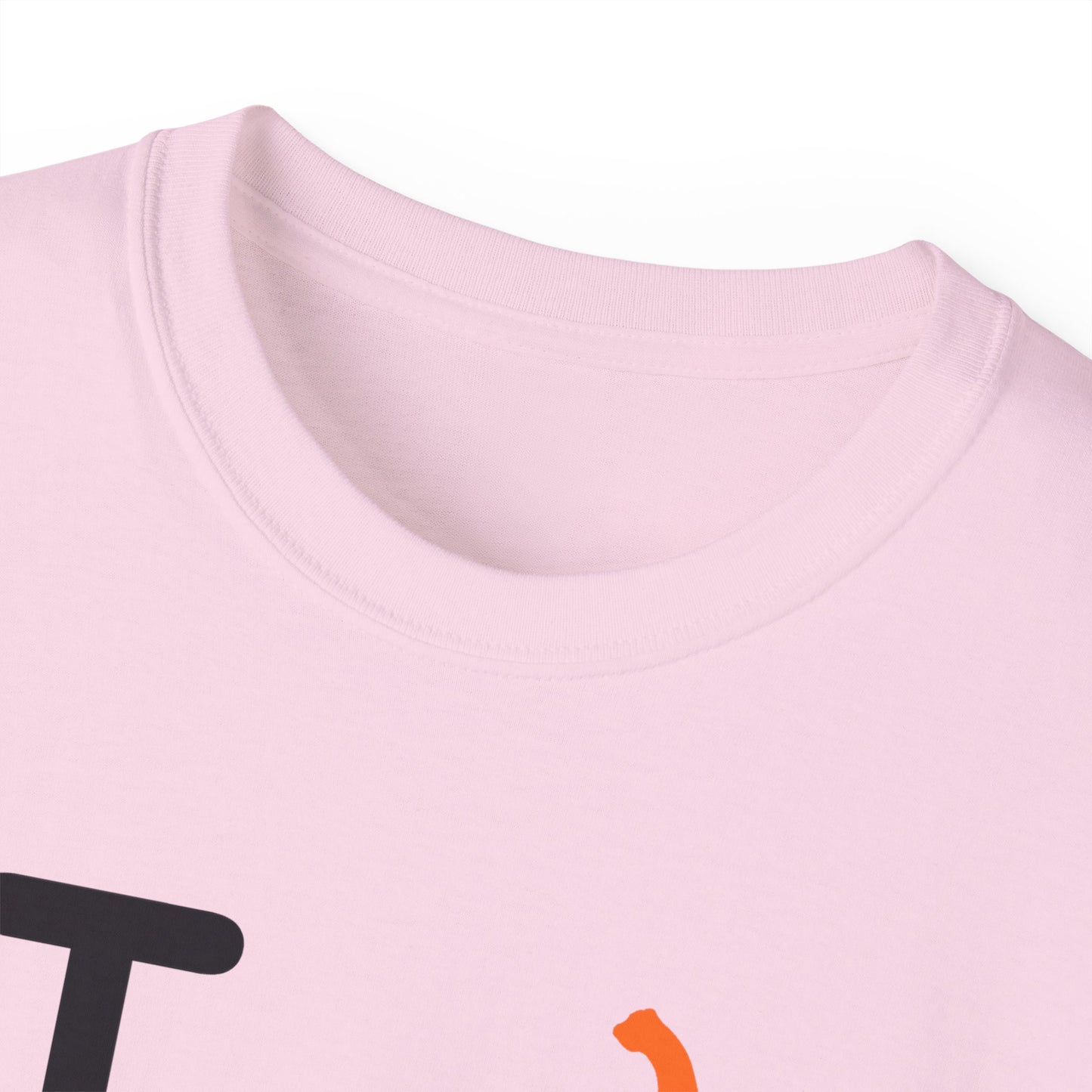 I Pumpkin LongD® Logo Cotton Tee positive black basic tag logo