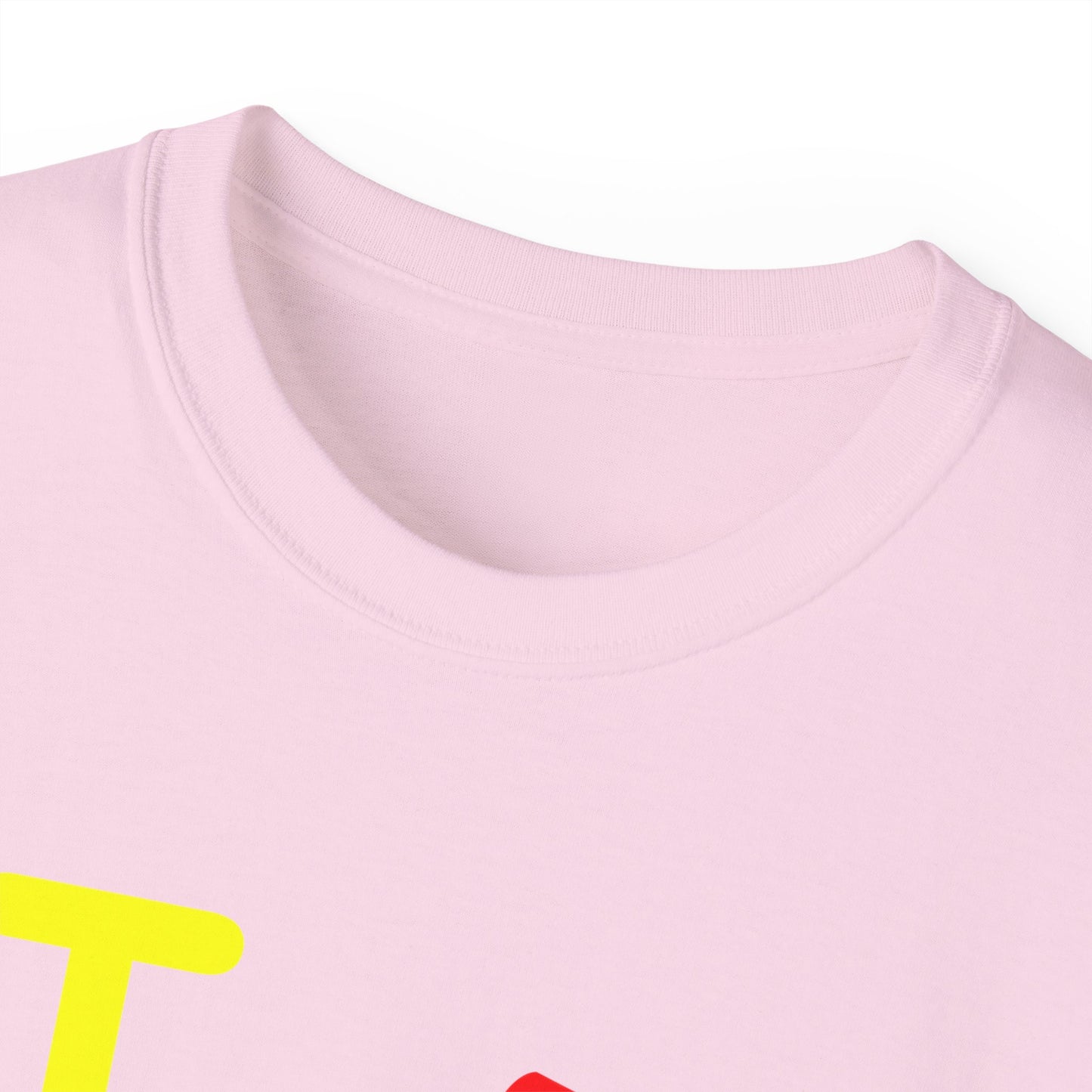 I Firecracker LongD® Reverse Logo Cotton Tee Red firecracker (no blue or white)