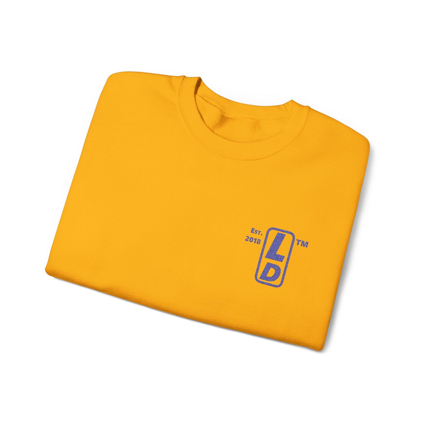 Embroidered Unisex Heavy Blend™ Crewneck Sweatshirt official basic logo upright initials