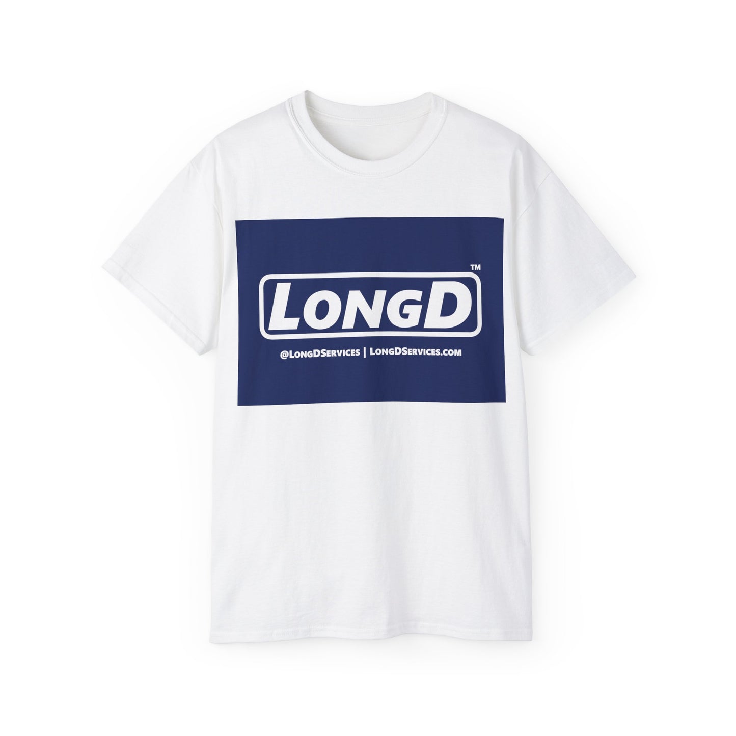 LongD Negative Logo Cotton Tee (Big block)