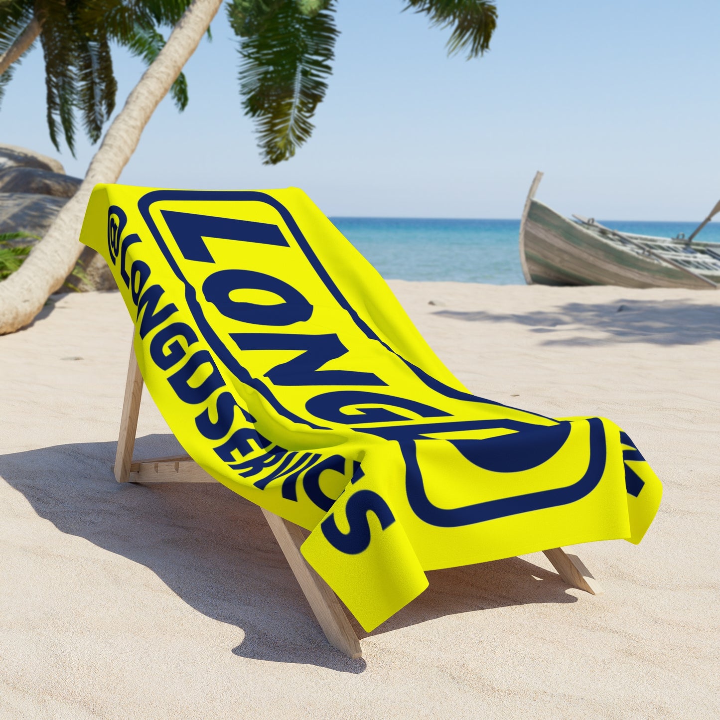 LongD Official Logo Beach Towel w Tag