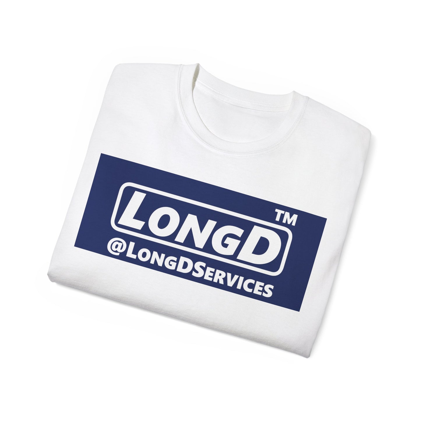 LongD® Logo Cotton Tee negative official basic logo