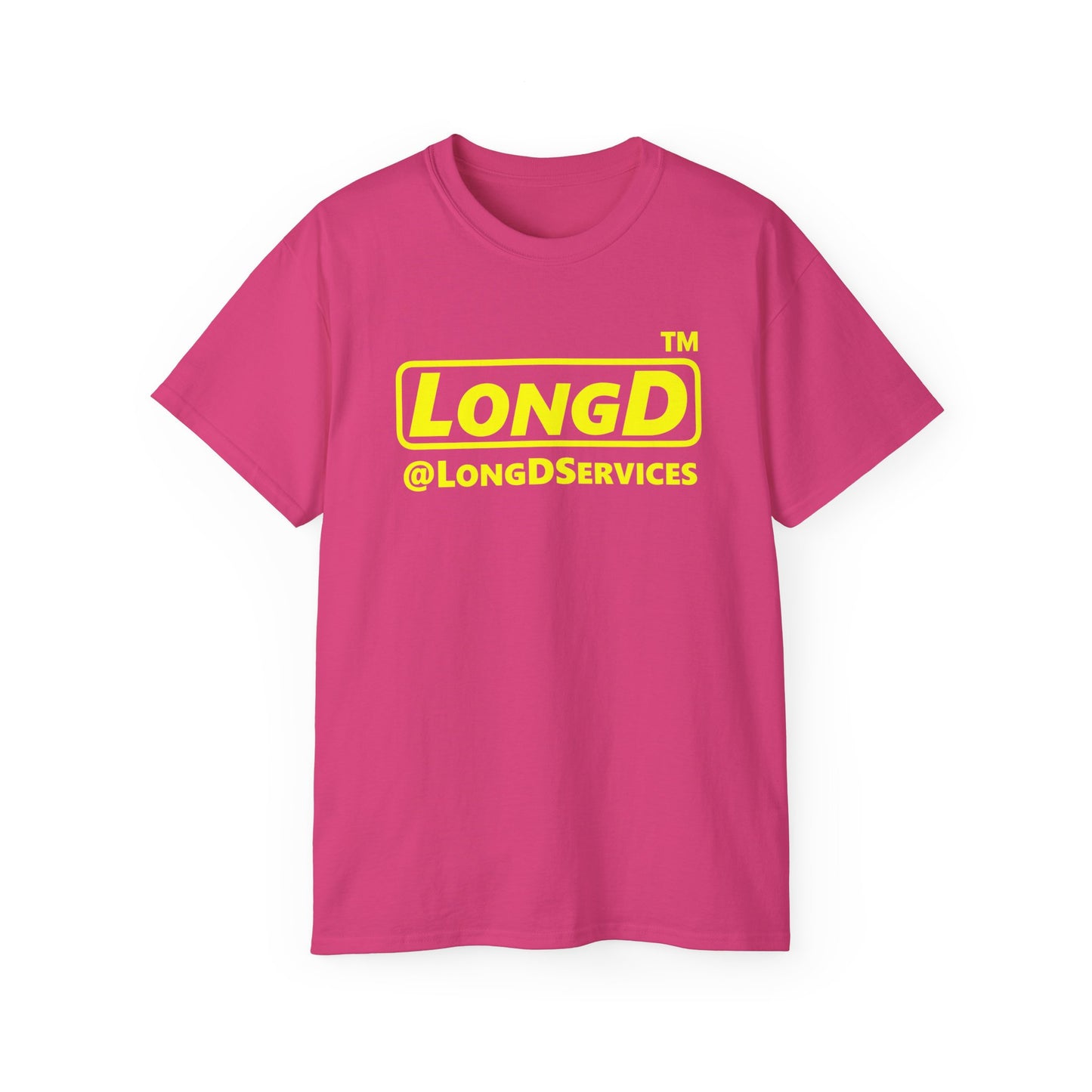 LongD® Logo Cotton Tee positive reverse basic logo