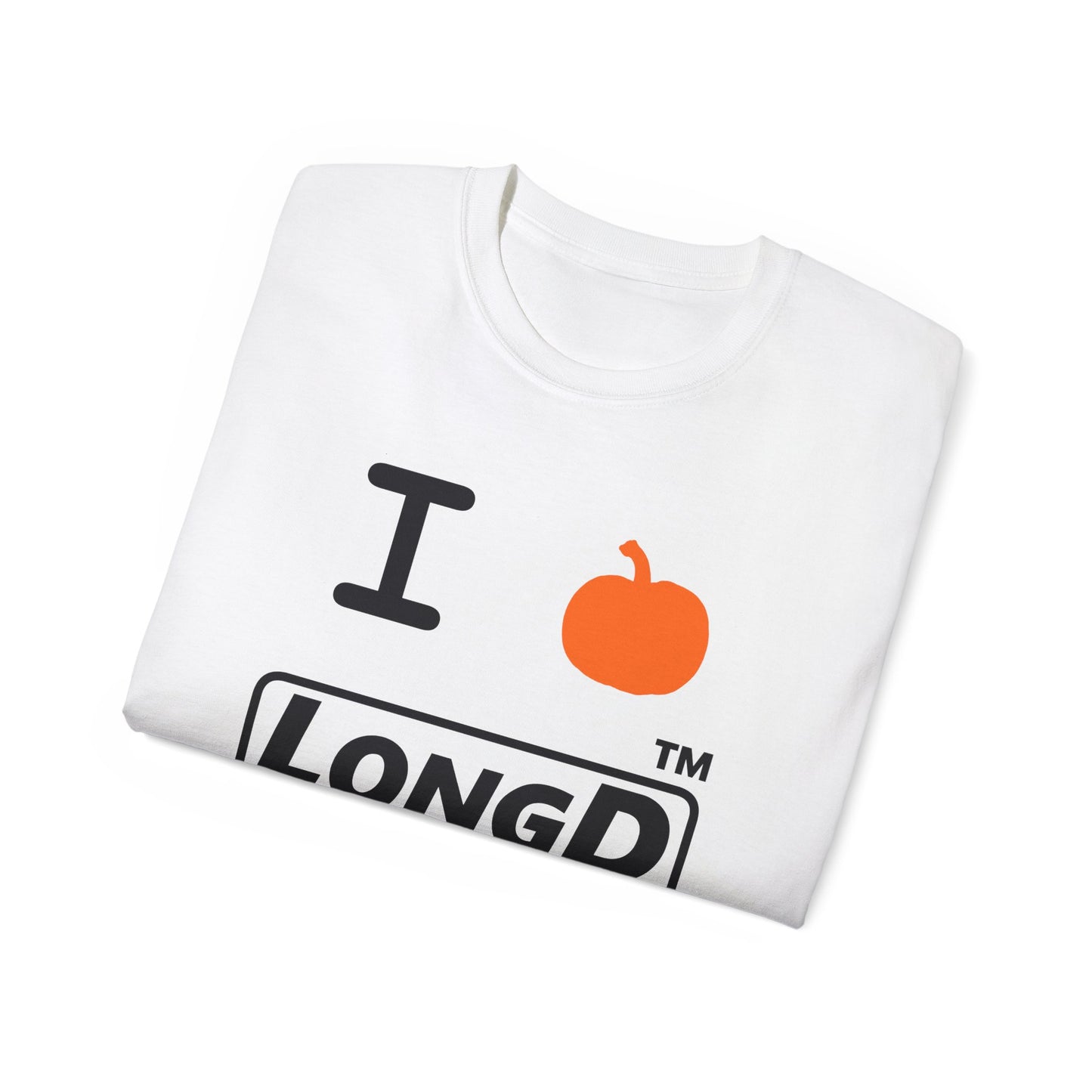 I Pumpkin LongD® Logo Cotton Tee positive black basic Hyde Park logo