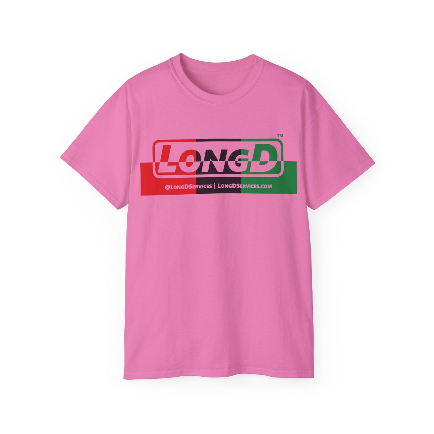 LongD® Logo Cotton Tee Juneteenth positive top negative bottom text