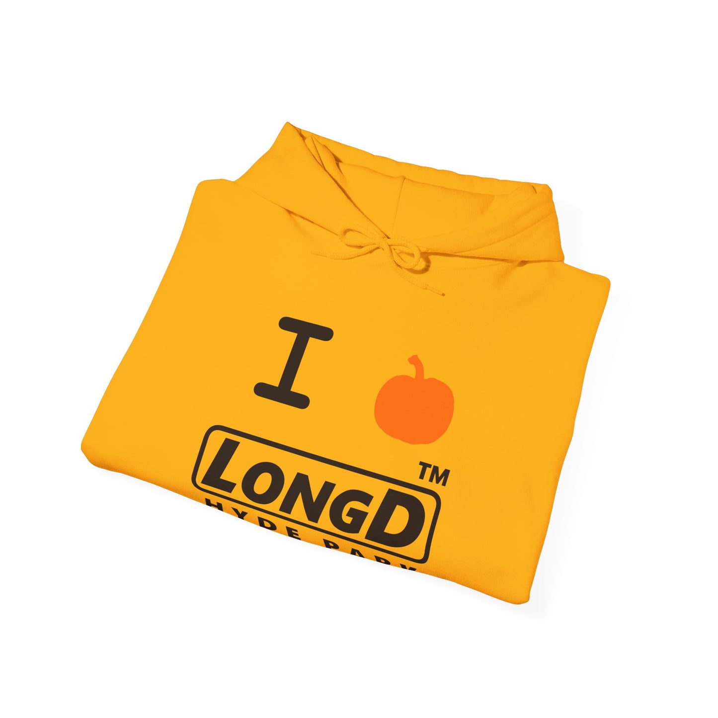 I Pumpkin LongD® Logo Hoodie black basic Hyde Park logo