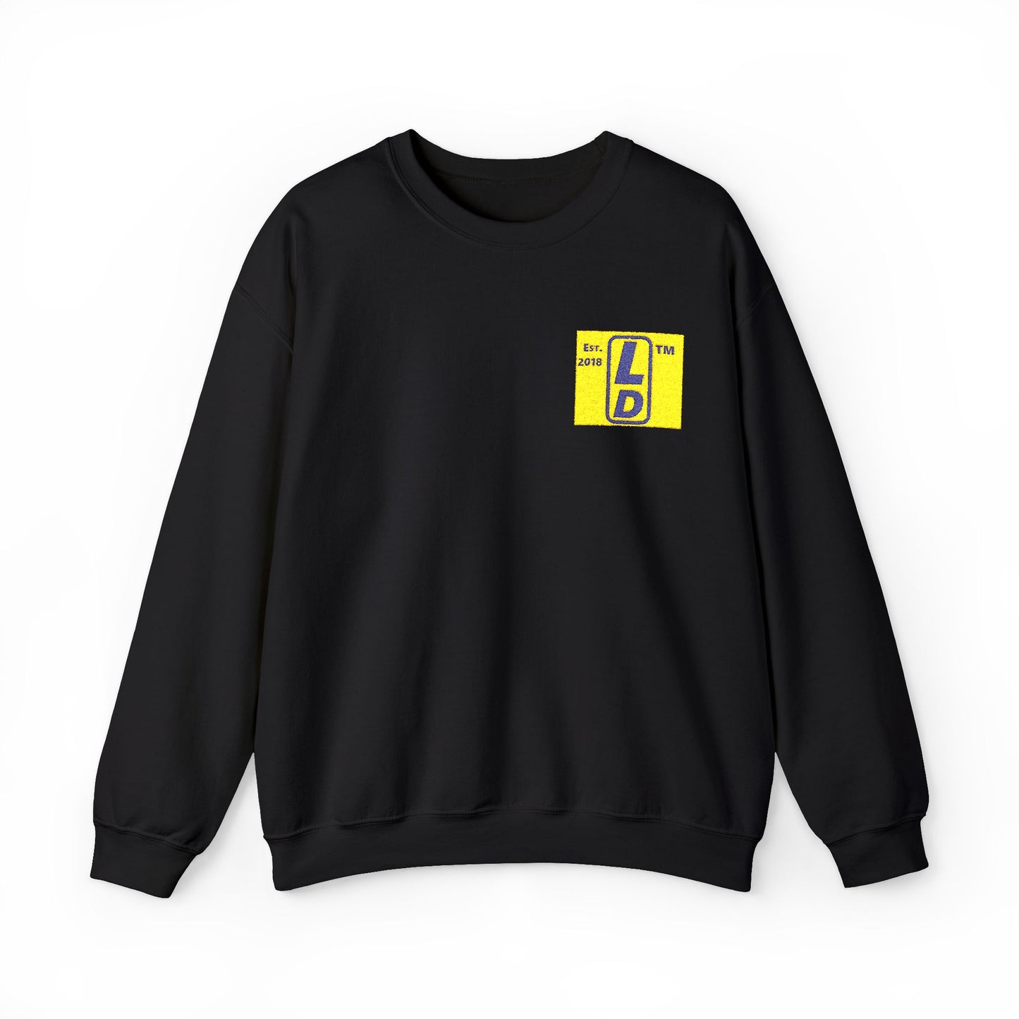 Embroidered Unisex Heavy Blend™ Crewneck Sweatshirt official logo upright initials