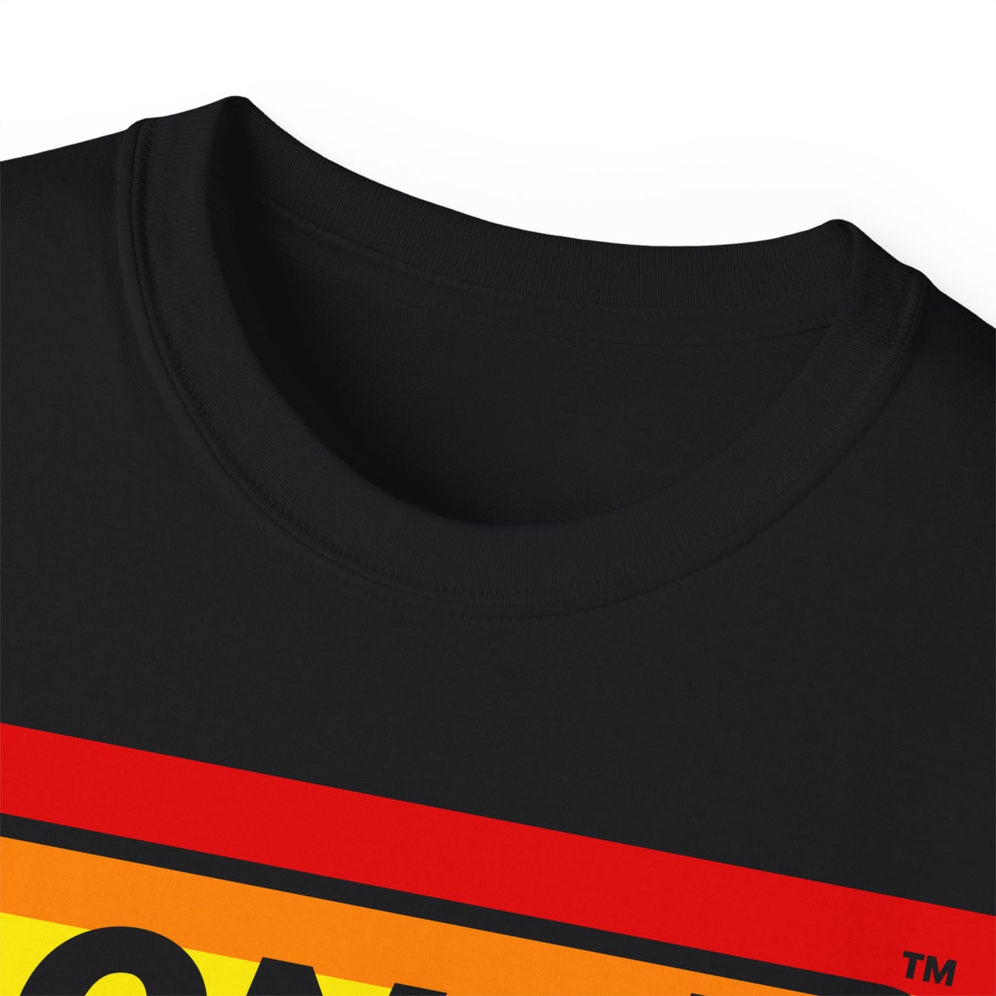LongD® Logo Cotton Tee Pride striped negative text