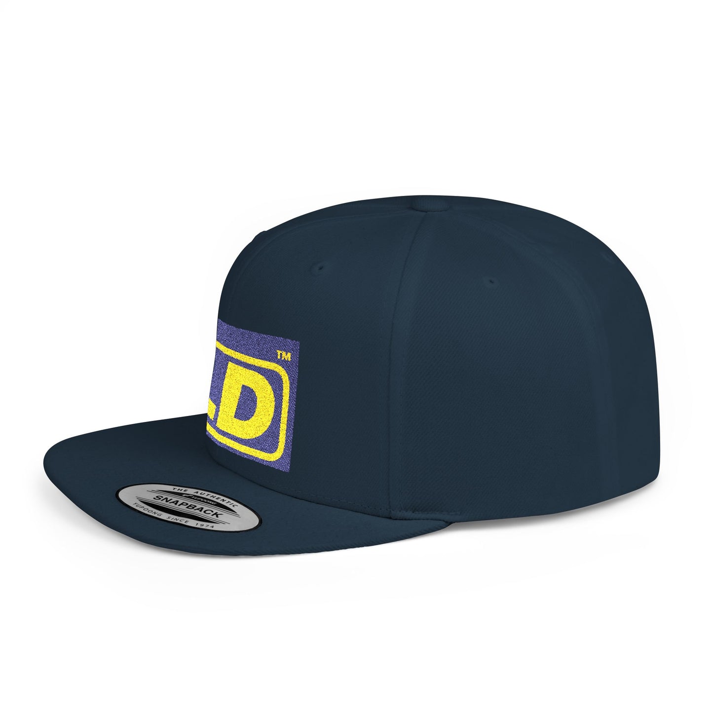 Embroidered Baseball Cap reverse official (gold on navy) logo initials