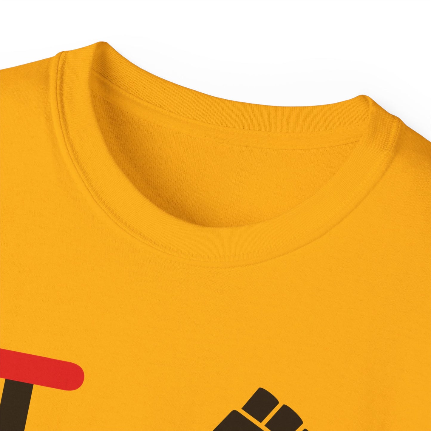 I fist LongD positive flag Chicago logo cotton tee