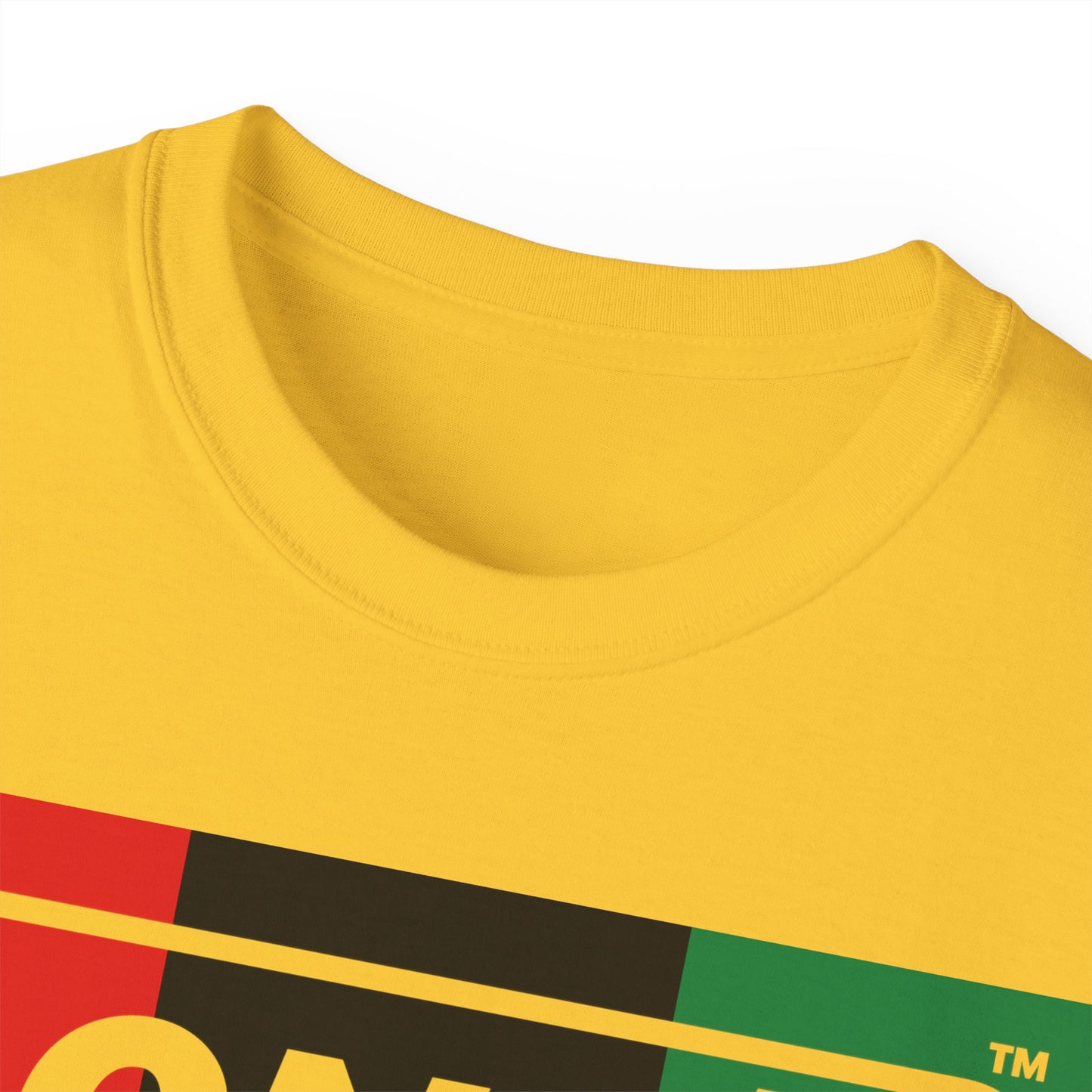 LongD® Logo Cotton Tee Juneteenth negative thirds text