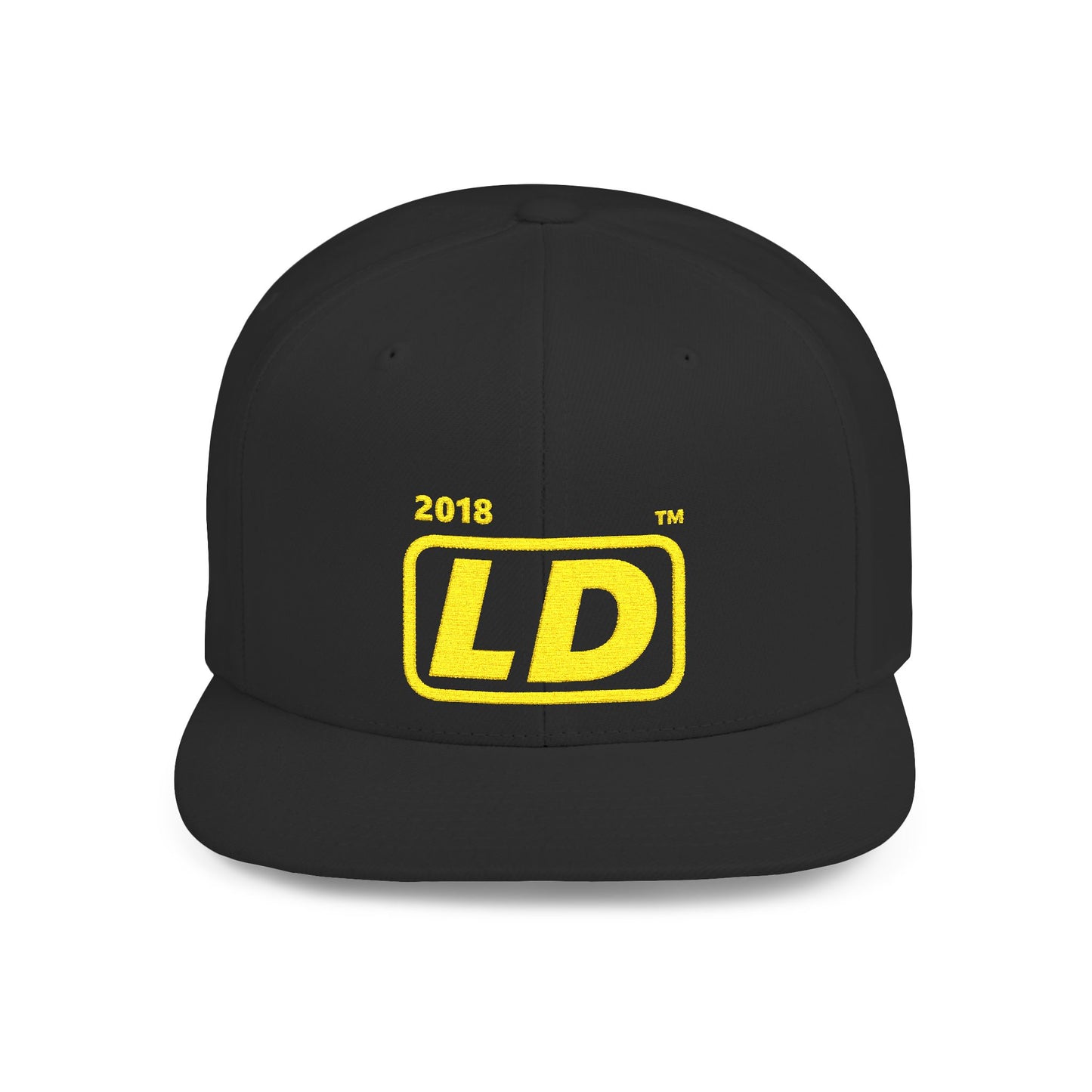 Embroidered Baseball Cap basic gold logo initials