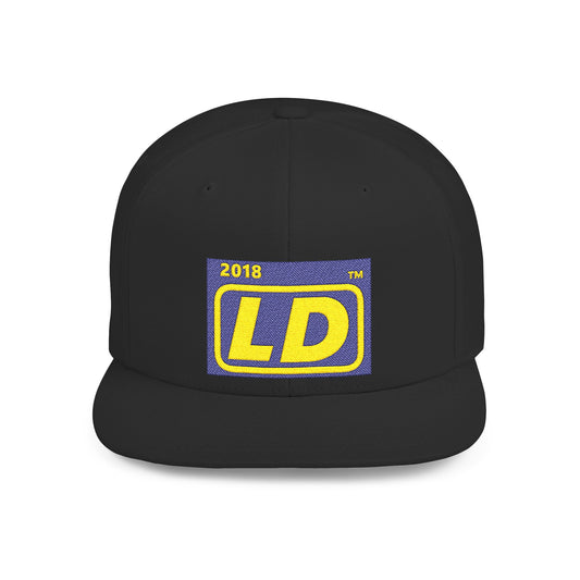 Embroidered Baseball Cap reverse official (gold on navy) logo initials