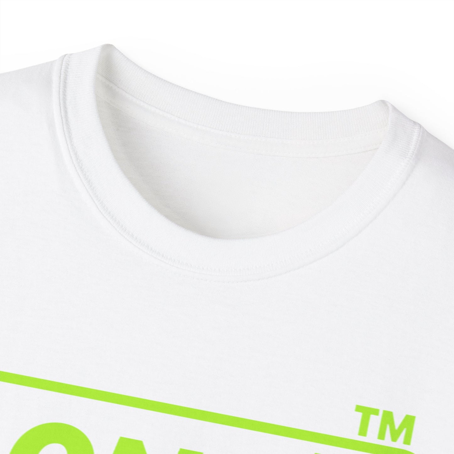LongD® positive lime green Hyde Park Logo Cotton Tee