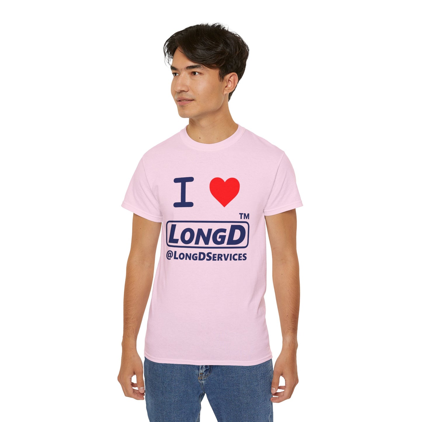I Luv LongD® Logo Cotton Tee positive official basic logo