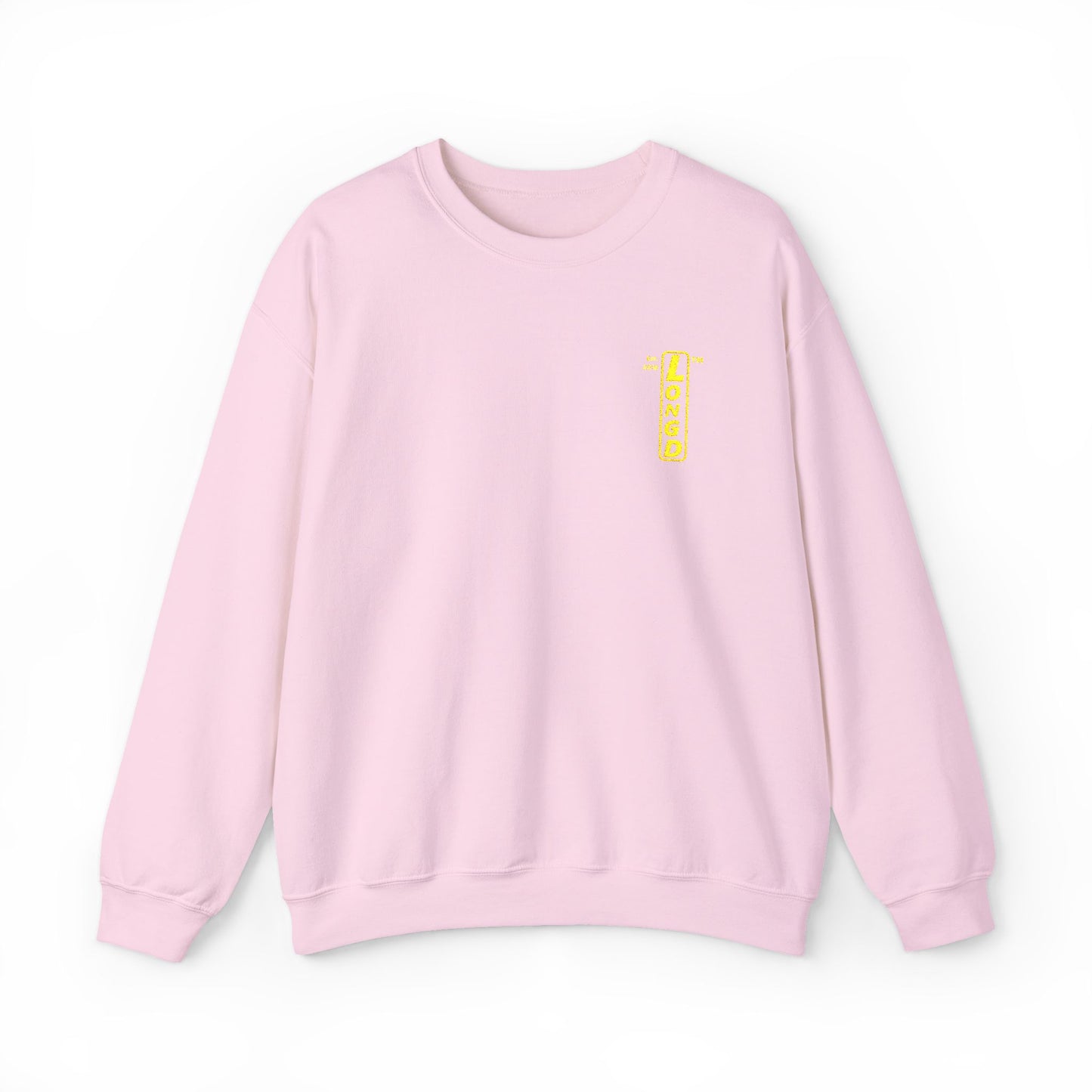 Embroidered Unisex Heavy Blend™ Crewneck Sweatshirt reverse basic logo upright