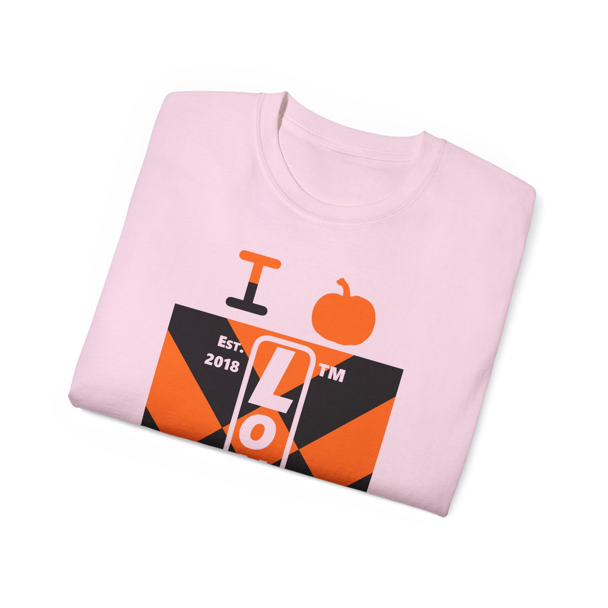 I pumpkin LongD Tag-domain negative upright mixed argyle logo cotton tee