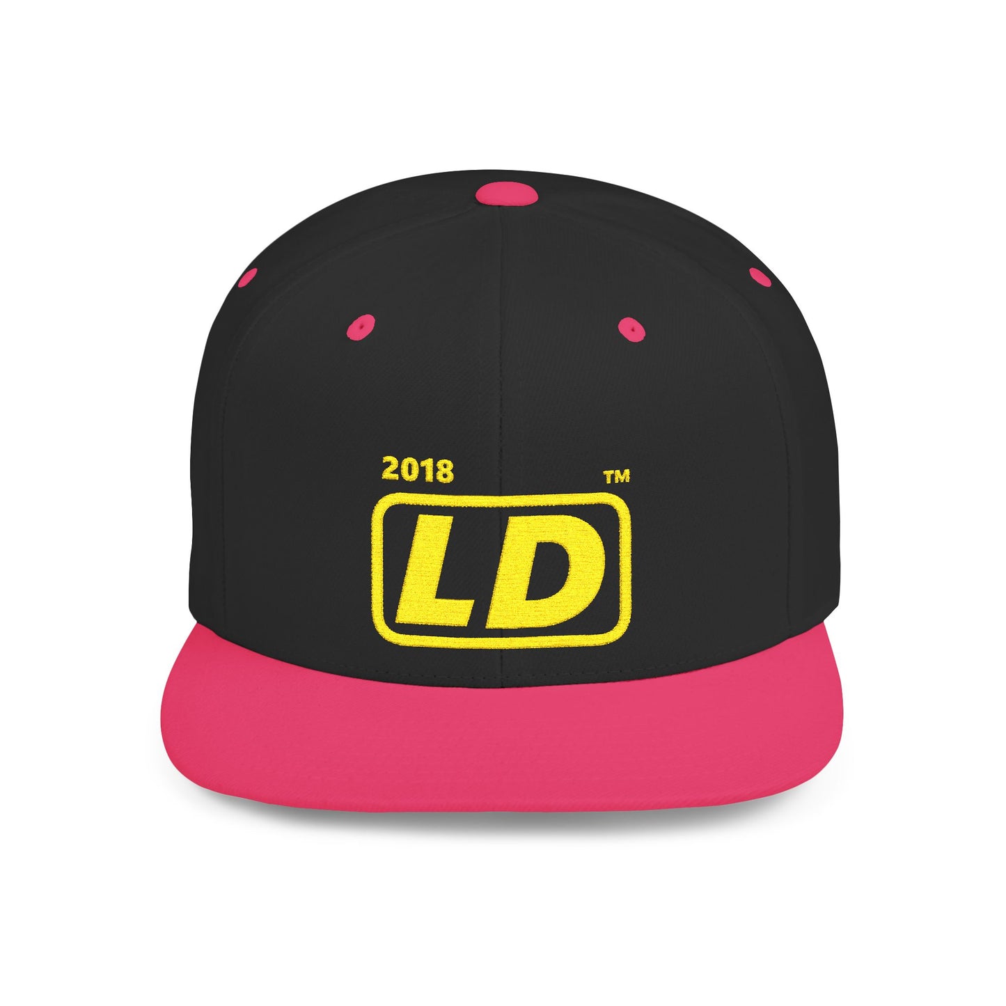 Embroidered Baseball Cap basic gold logo initials
