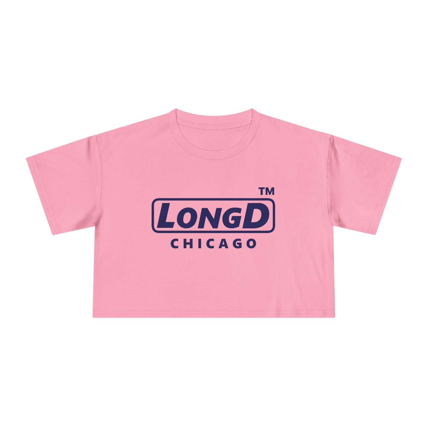 LongD Logo (Chicago positive official) Women's Crop Tee