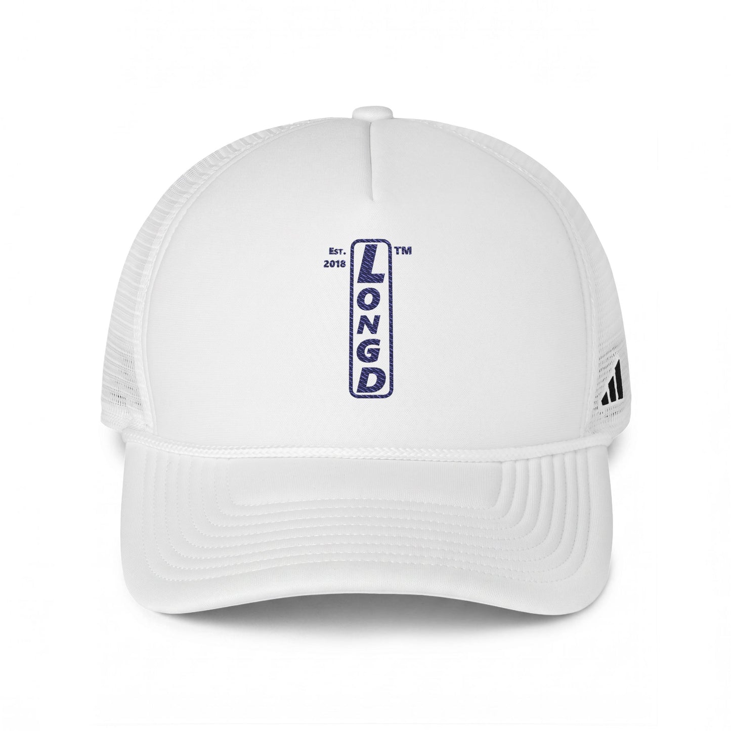 adidas official basic upright logo trucker cap