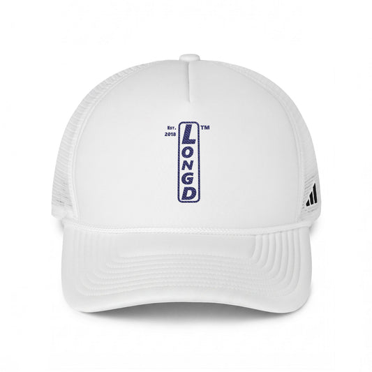 adidas official basic upright logo trucker cap