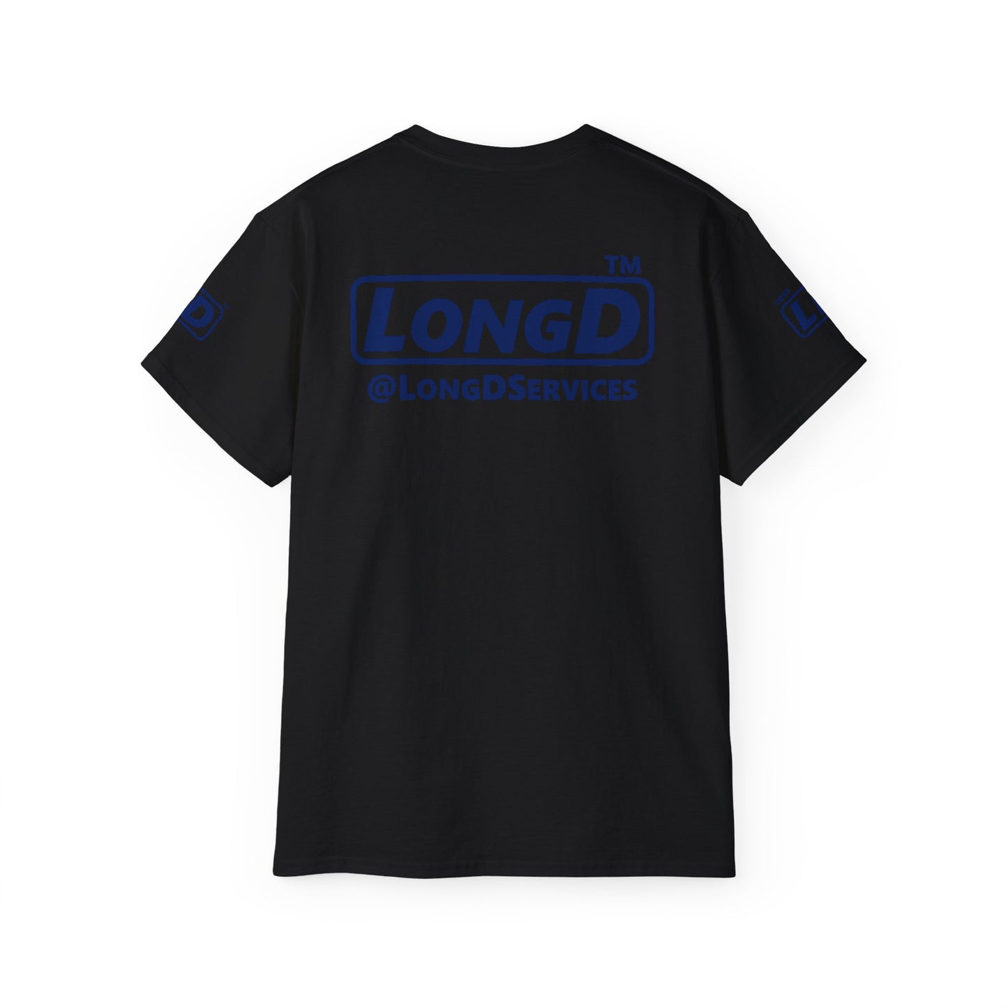I fist LongD official Hyde Park logo 4-print cotton tee with multicolored fist