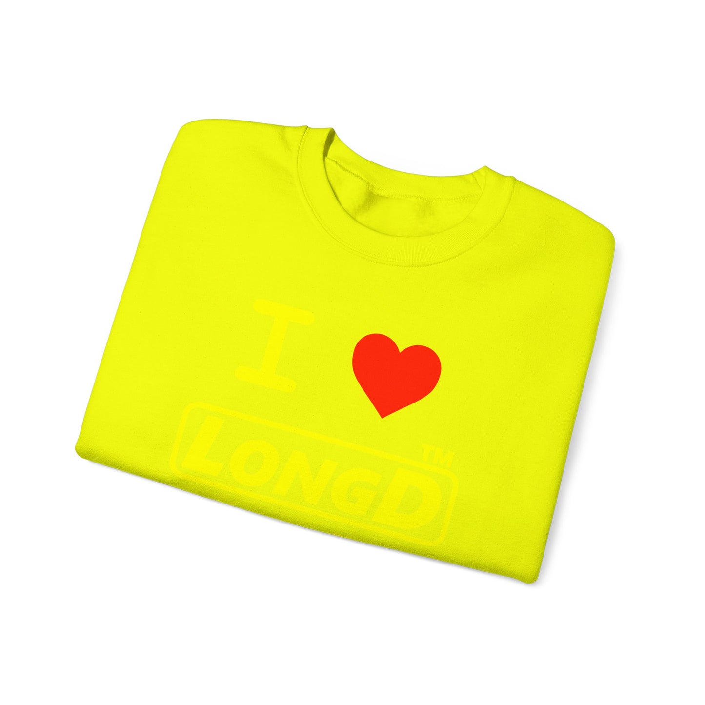 I Luv LongD Tag-domain positive alternate basic logo crewneck sweatshirt