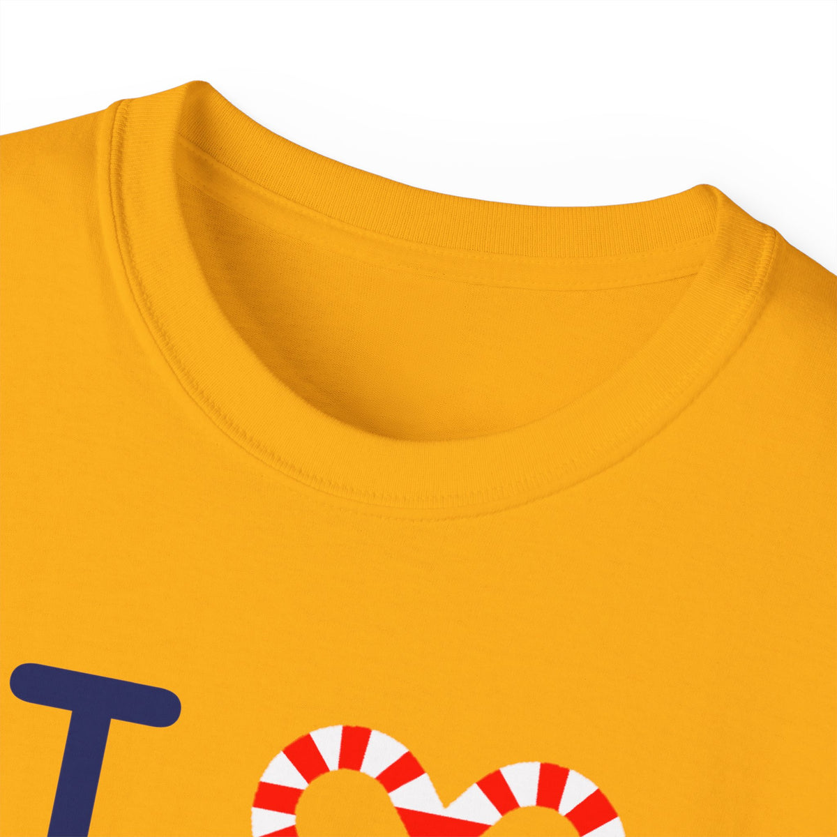 I candy cane LongD Hyde Park positive official basic navy front-back logo cotton tee