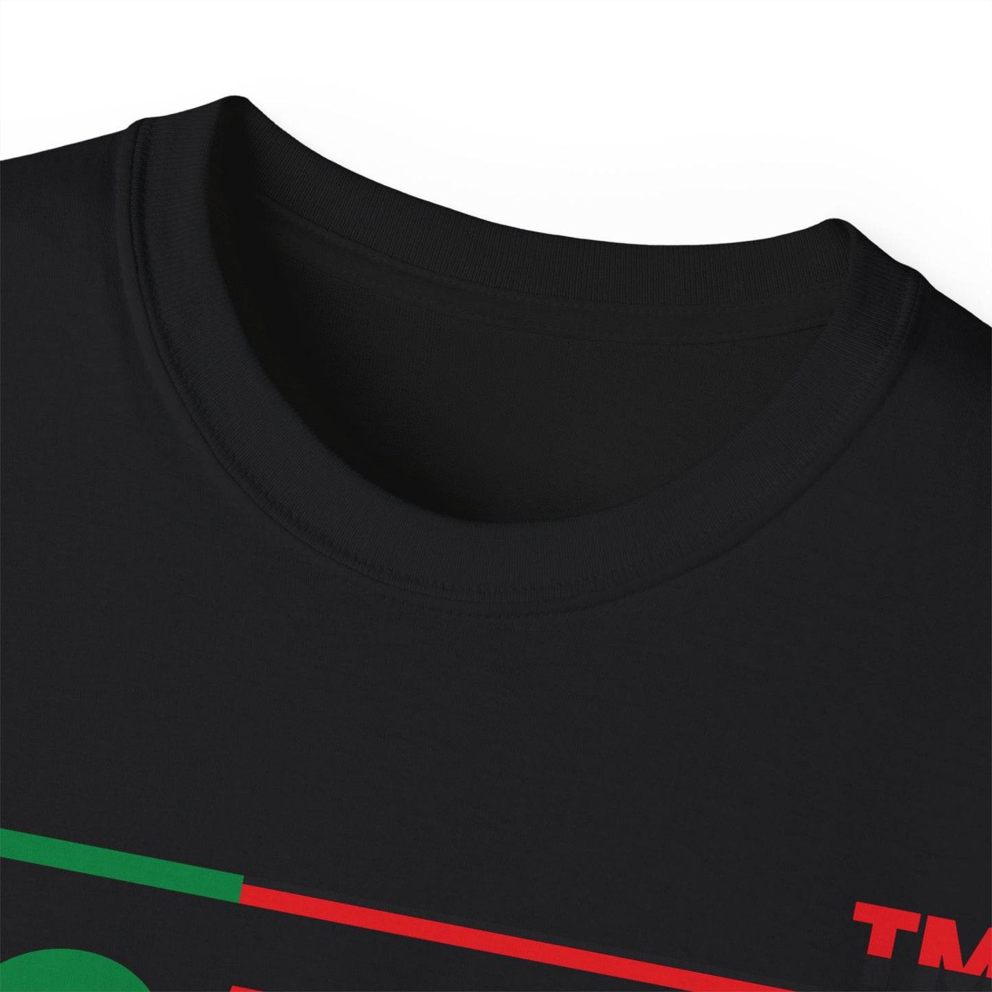 LongD positive flag Hyde Park logo cotton tee (Juneteenth colors)