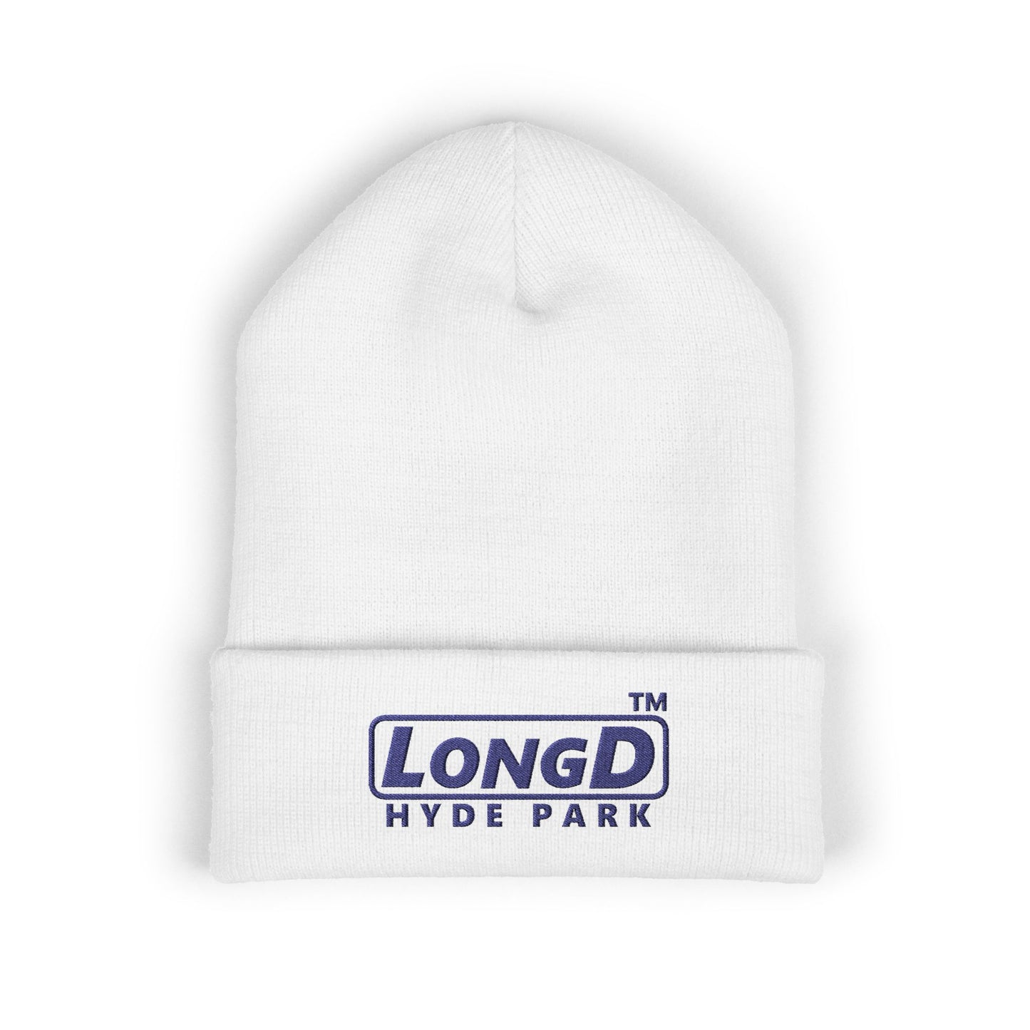 Embroidered Classic Cuffed Beanie Official Basic Hyde Park Logo