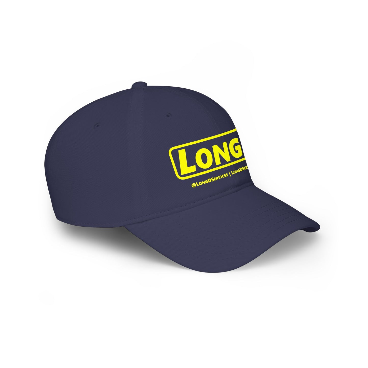 Reverse Logo 100% Cotton Velcro Baseball Cap