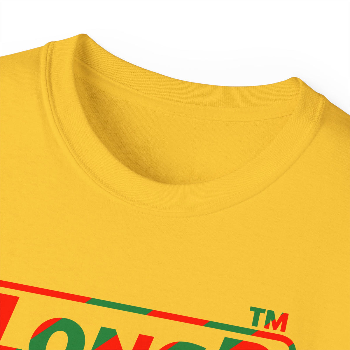 LongD Chicago positive pixel-weighted 6-striped logo (Xmas colors) cotton tee
