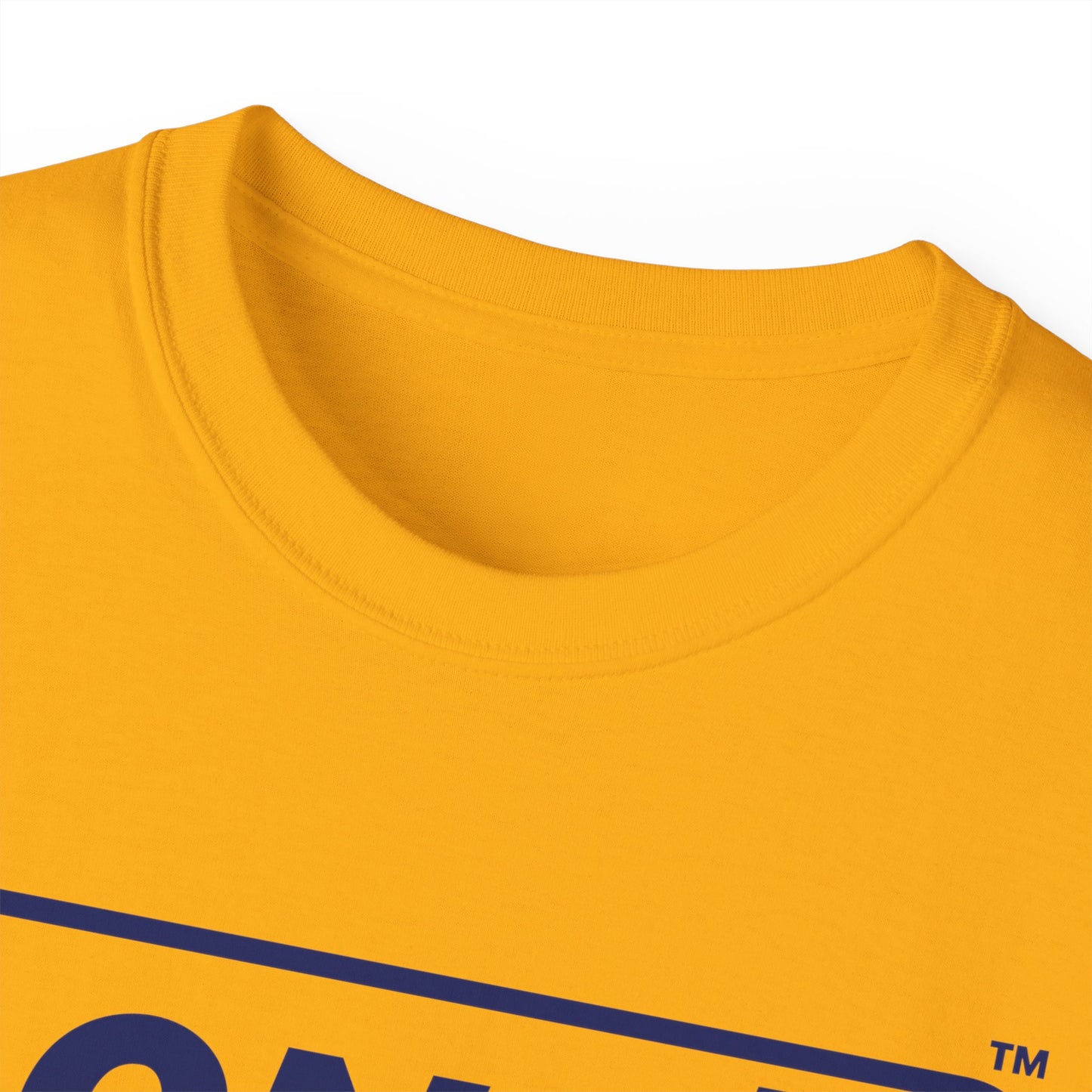 LongD® Logo Cotton Tee (Mardi Gras colored shirts with blue text)