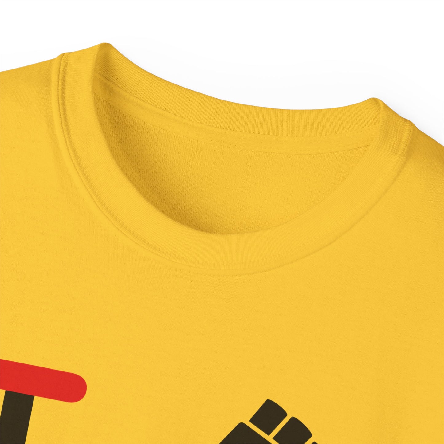 I fist LongD positive flag Chicago logo cotton tee