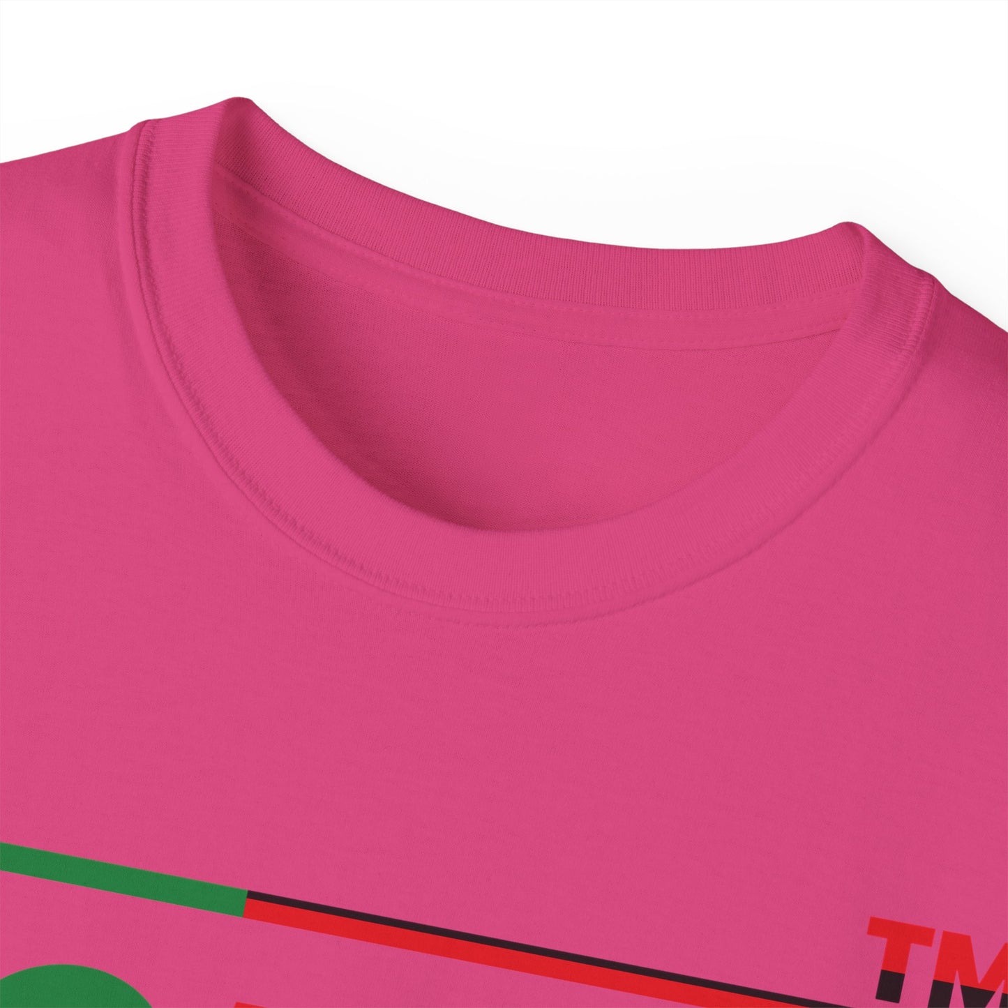 LongD positive flag Hyde Park logo cotton tee (Juneteenth colors)