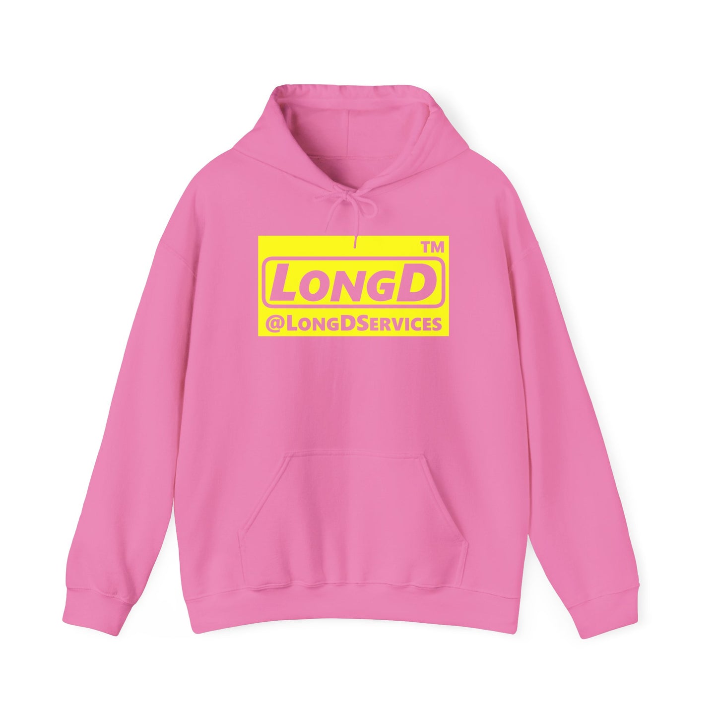 LongD® Logo (negative alternate Tag only version) Hoodie