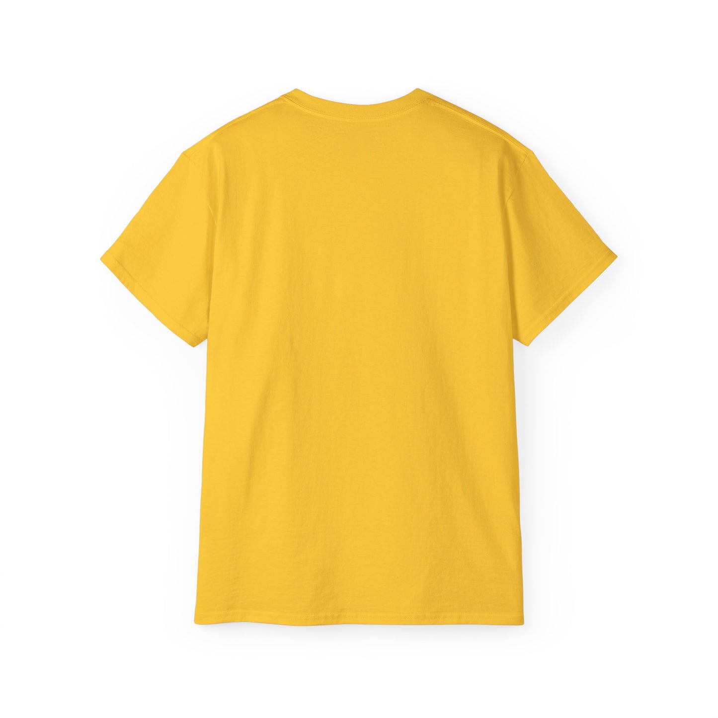 I Clover LongD® Logo Cotton Tee (St. Patrick's Day -Irish Green, White and Irish Orange thirds top-bottom positive-negative split with 4-leaf clover)